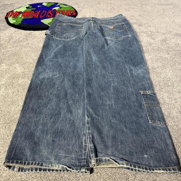 y2k 2000’s denim carpenter baggy jeans - Picture 3 of 7